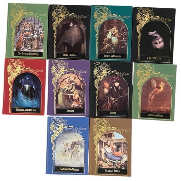 The Enchanted World Lot of 10 Volumes Time Life Books Dragons Dwarfs Fairies HC - Picture 1 of 6